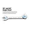 Capri Tools 58 Angle Open End Wrench, 30Deg and 60Deg Angles, SAE CP11939